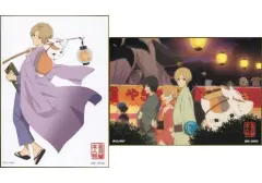 【中古】紙製品 全2種セット 描きおろし色紙 色コレ 「一番くじ 夏目友人帳 ～お祭りニャンコ先生～」 D賞