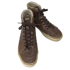 バンズ VANS SK8-HI スケートハイ オールレザー メンズ US：10.5 