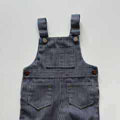 <90>　overall　-　　stripe　/　kids used vintage　USA 【23-141】　アメリカ古着　子供古着　オーバーオール　ビンテージ