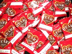 不二家　ミニハートチョコレート（ピーナッツ） ４０個   便利な個包装(#^^#)