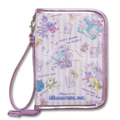 【モンスターズ・インク DMSS-1802K】 母子手帳ケース お薬手帳ケース マルチケース A6 Sサイズ ファスナー 母子手帳 お薬手帳 ケース カバー キャラクター ディズニー おしゃれ かわいい