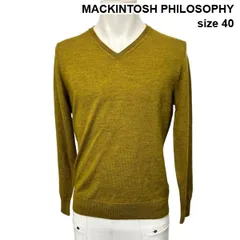 ◆ マッキントッシュフィロソフィー MACKINTOSH PHILOSOPHY セーター マスタード 毛 40 L メンズ S5V701のサムネイル