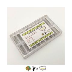 腕時計 時計用工具 腕時計用 リペアパーツ 割れピン 割りピン パーツ 6mm～23mm 18サイズ ベルト セット 未使用 未開封 新品 Lemon 01