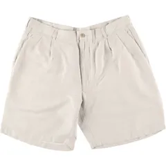 古着 ペリーエリス PERRY ELLIS PORTFOLIO ツータック レーヨン×リネンショーツ ショートパンツ メンズw36相当/eaa549451