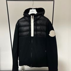 MONCLER★モンクレール★ハイブリッドニット★サイズM★ モンクレール MONCLER ハイブリッドダウンニット☆ブラック