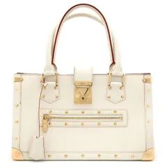 【 中古 良品 】LOUIS VUITTON ルイヴィトン ハンドバッグ スハリ ファビューロー M91815 ホワイト系 白 フランス製 ABランク トートバッグ レディース クラシカル レトロ LV ゴートスキン ヤギ革 レザー