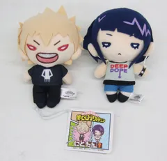 にとたん 僕のヒーローアカデミア ボールチェーン付ぬいぐるみ 爆豪、耳郎セット