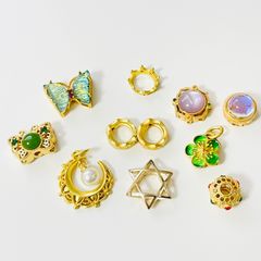 ステンレスパーツ✳︎種類色々✳︎ブレスレット✳︎ゴールドカラー