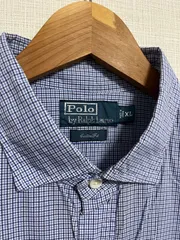 キレイ目 ラルフローレン カジュアルシャツ LL ブルー