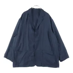 Graphpaper (グラフペーパー) 18SS Cupra Jacket キュプラジャケット 3Bカバーオールジャケット GM181-20038 ネイビーのサムネイル