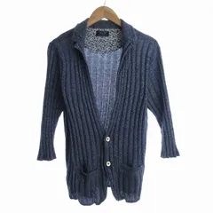 メンズビギ MEN'S BIGI カーディガン ニット 七分袖 LL 紺 ネイビー /KJ ■SM3のサムネイル