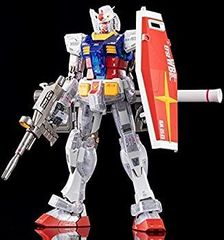 [중고] 이치 반 쿠지 콜라보 기동 전사 건담 건프라 B상 MG1/100 RX-78-2 건담 Ver.3.0 솔리드 클리어/리버스
