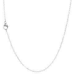 【新品】 [SEIYA INTERNATIONAL] ネックレス チェーン レディース メンズ ステンレス あずきチェーン (50cm, 1.2mm シルバー) 0