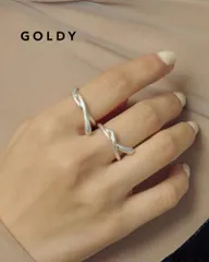 【SALE】GOLDY/ゴールディ/ダブル クロス ライン セットリング/アクセサリー/5231202のサムネイル