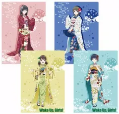 【中古】クリアファイル A.真夢＆藍里＆実波＆佳乃 A4クリアファイルセット(4枚組) 「Wake Up. Girls!」