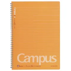 (まとめ）【コクヨ】キャンパスツインリングノート ドット入り罫線 A罫 40枚 A4  ｽT225AT 【×20セット】