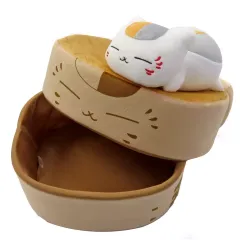 【中古】雑貨 ニャンコ先生 せいろ型ぬいぐるみボックス 「一番くじ 夏目友人帳 ニャンコ先生と飲茶のじかん」 ラストワン賞