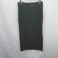 ◇ ⊂ ナノユニバース 大人系 ロング フレア スカート サイズF ブラック系 レディース E  【1507160030452】