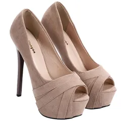 キッソス（ＫＩＳＳＯＳ） キャバ サンダル レディース ハイヒール オープントゥ 14cm 厚底 フォーマル パーティー 結婚式 (ピンク, 24.5cm(39)) [ピンク] [24.5 cm]