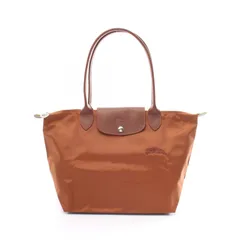 ロンシャン Longchamp トートバッグ  ル プリアージュ グリーン M L2605919504 コニャック ナイロン レザー ル プリアージュ グリーン M トップハンドルバッグ レディース 新品