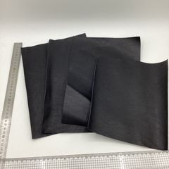 国産レザー　シボエンボス　A4サイズ　1.2ｍｍ　黒　ブラック　革　本革　牛革　レザークラフト　ハンドメイド　共通画像　送料無料　241009-8