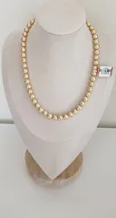 ゴールド貝パールネックレス