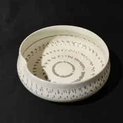 菓子器 瀬戸焼 うつわ 小物入れ 白 昭和レトロ S59