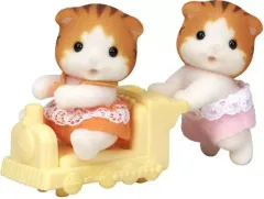 【中古】おもちゃ メイプルネコのふたごちゃん 「シルバニアファミリー」