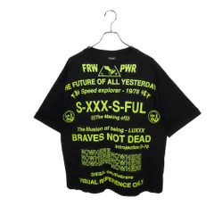 DIESEL ディーゼル 半袖 グラフィック Tシャツ A00304 M ブラック/グリーン