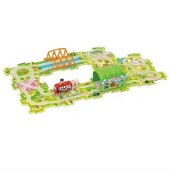 【中古】おもちゃ パネルをつなげてレッツゴー!くねくねパズルDX 「それいけ!アンパンマン」