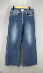 ヘリル× WAGAMAMA/希少 21AW タックデニムPT ペイント 0 タグ ヘリル× WAGAMAMA/希少 21AW タックデニムPT ペイント 0 タグ