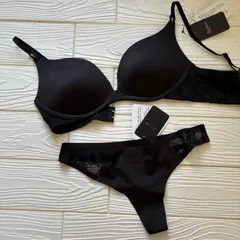 ☆Ravijour ❁⃘* 廃盤ドットBLACK ストライプリボンショーツ❁⃘ リボン付きストライプショーツ 4枚セット Lサイズ パンツ