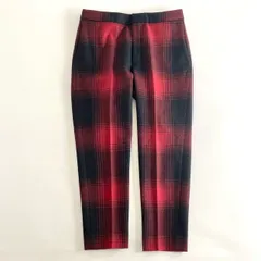 未使用タグ付 マディソンブルー パンツ チェック 03 ベルトレス