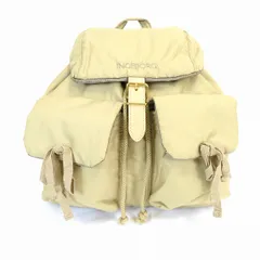 #ab インゲボルグ INGEBORG リュックサック ベージュ リボン ナイロン リュック レディース [963007] k01