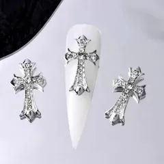 十字架 ビッグ クロス　メタル ネイル　パーツ レジン　トレカ　デコレーション　レジン　地雷系　量産型　ｙ２ｋ　平成女児