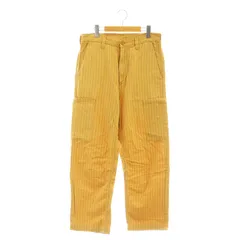 ヒステリックグラマー HYSTERIC GLAMOUR 23SS エンジニアパンツ ストレート ストライプ S ベージュ 緑 /MI ■OS ■SHのサムネイル