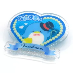 【中古】バッジ・ビンズ タキシードサム だいすきっ アクリルクリップバッジ 「サンリオキャラクターズ」