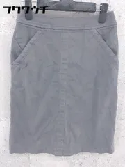 ◇ martinique マルティニーク バックジップ 膝丈 スカート サイズ1 ダークグレー レディース 【中古】 【1002800748709】のサムネイル