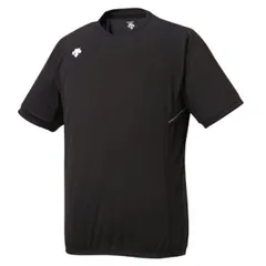 DESCENTE デサント ネオライトシャツ ブラック XOサイズ DB-125 BLK | スポーツ スポーツ用品 野球 ベースボール 野球用品 服 衣類 練習着 練習 ウェア トップス シャツ 半袖シャツ スリットカット セットインスリーブ 吸汗速乾 メン