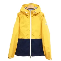 モンクレール MONCLER 2014 ROMEO マウンテンパーカー ジャケット コットン 0 イエロー ネイビーのサムネイル
