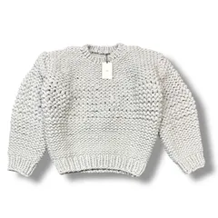 参考上代103400円 未使用品 stein LILY YARN HAND KNIT LS リリーヤーンハンドニット セーター シュタイン ST.716 グレー S 92890A5のサムネイル
