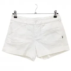 パーリーゲイツ ショートパンツ 白 シンプル レディース 0(S) ゴルフウェア PEARLY GATES