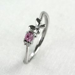 Piero Milano フラワーモチーフ ルビー ダイヤ リング k18 - メルカリ