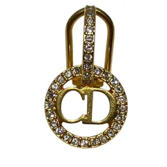 クリスチャンディオール　Dior　CDロゴ　　片側のみ　ラインストーン　ブランド小物　イヤリング　レディース