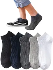 靴下 レディースショートソックス男女兼用（5足セット）#776