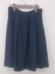 ◇ SENSE OF PLACE by URBAN RESEARCH 膝丈 フレア スカート サイズ38 ネイビー レディース P  【1302270006249】