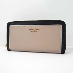 ケイトスペード Kate spade 長財布 レディース ベージュ系 K8955 0007 EARTHENWARE BLACK MULTI