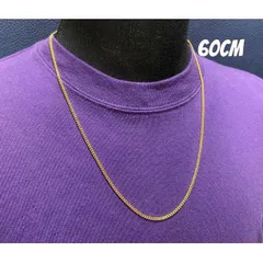●60cm 《細め》ゴールド 喜平チェーンネックレス メンズ レディース