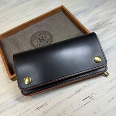 トラッカーウォレット ミドル】Aタイプ Bタイプ ブラック レッド