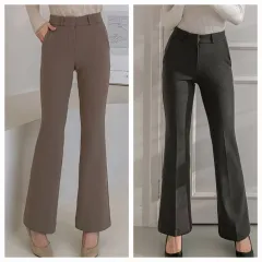 起毛ブーツカットスラックス